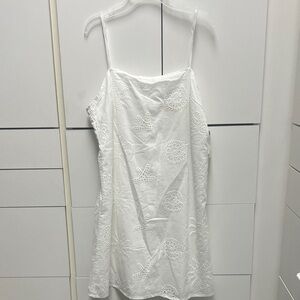 White Embroidered Sundress